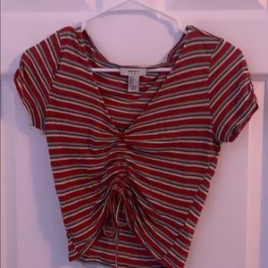 Forever 21 fun color crop tee